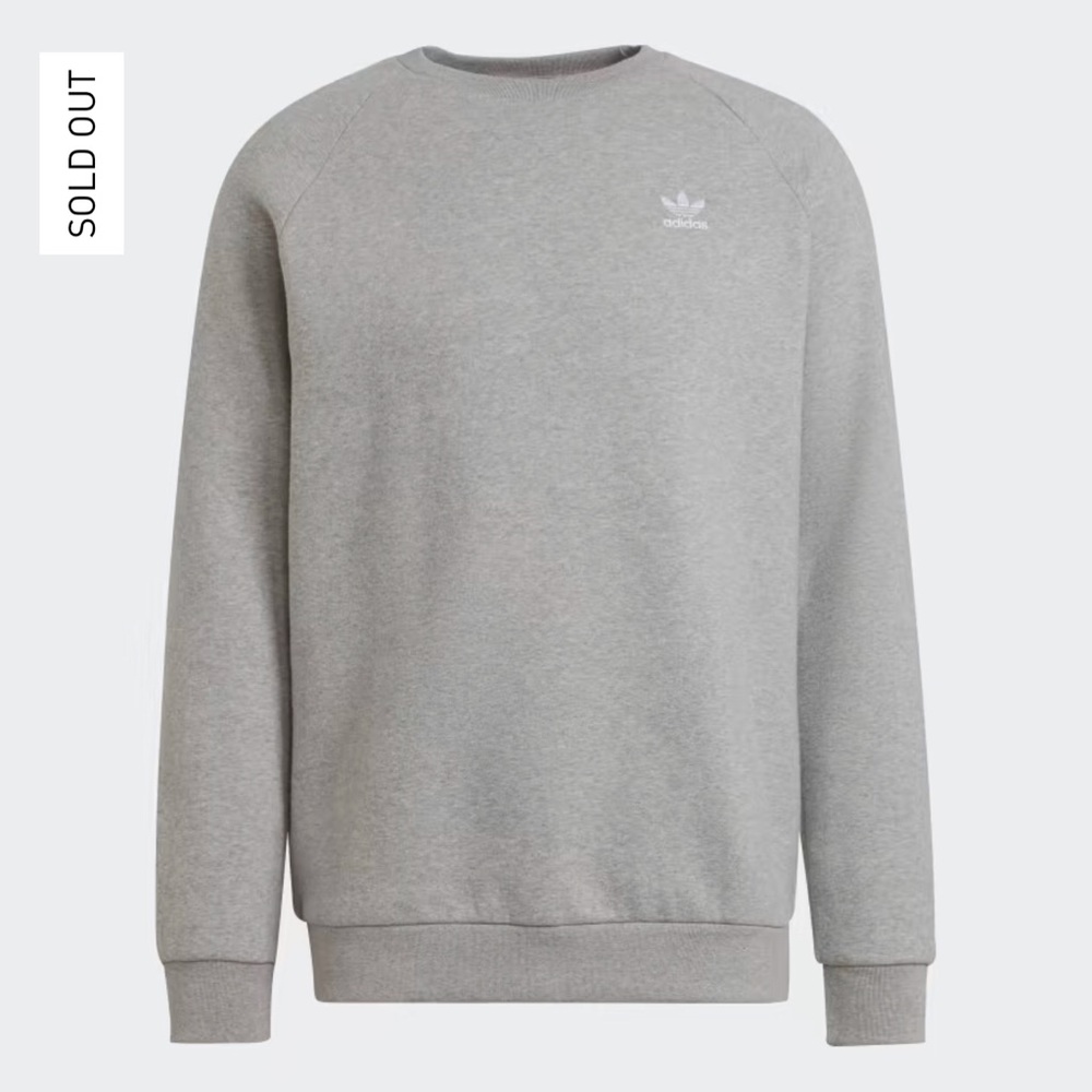 Adidas Essentials Trefoil Crewneck sweatshirt men’s small